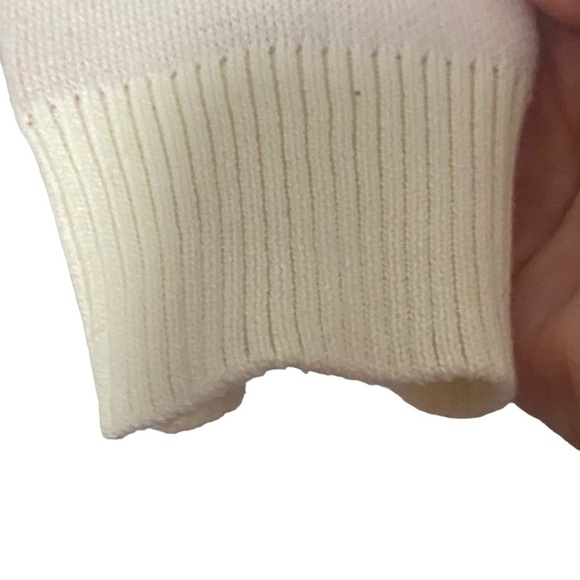 SOCIAL SCENE - SIZE MEDIUM - FUN SWEATER WITH A 7” COLORFUL MUSHROOM B13 - Picture 6 of 10